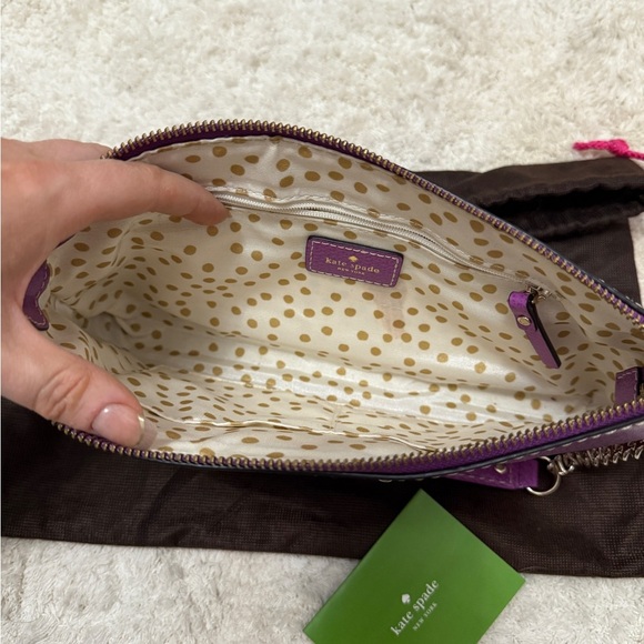 NWOT Kate Spade Vibrant Purple Shoulder Bag - Picture 10 of 10